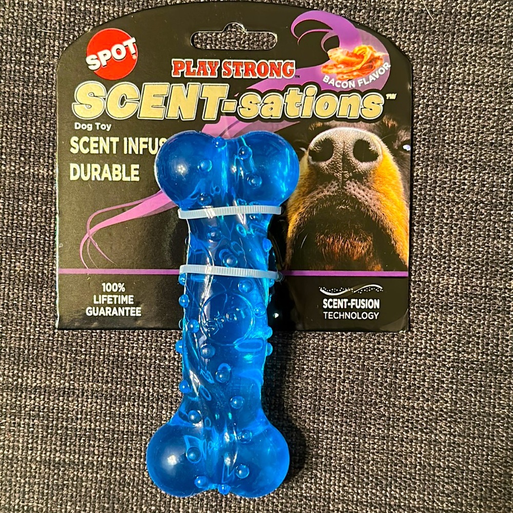 Bacon Scent infused dog toy